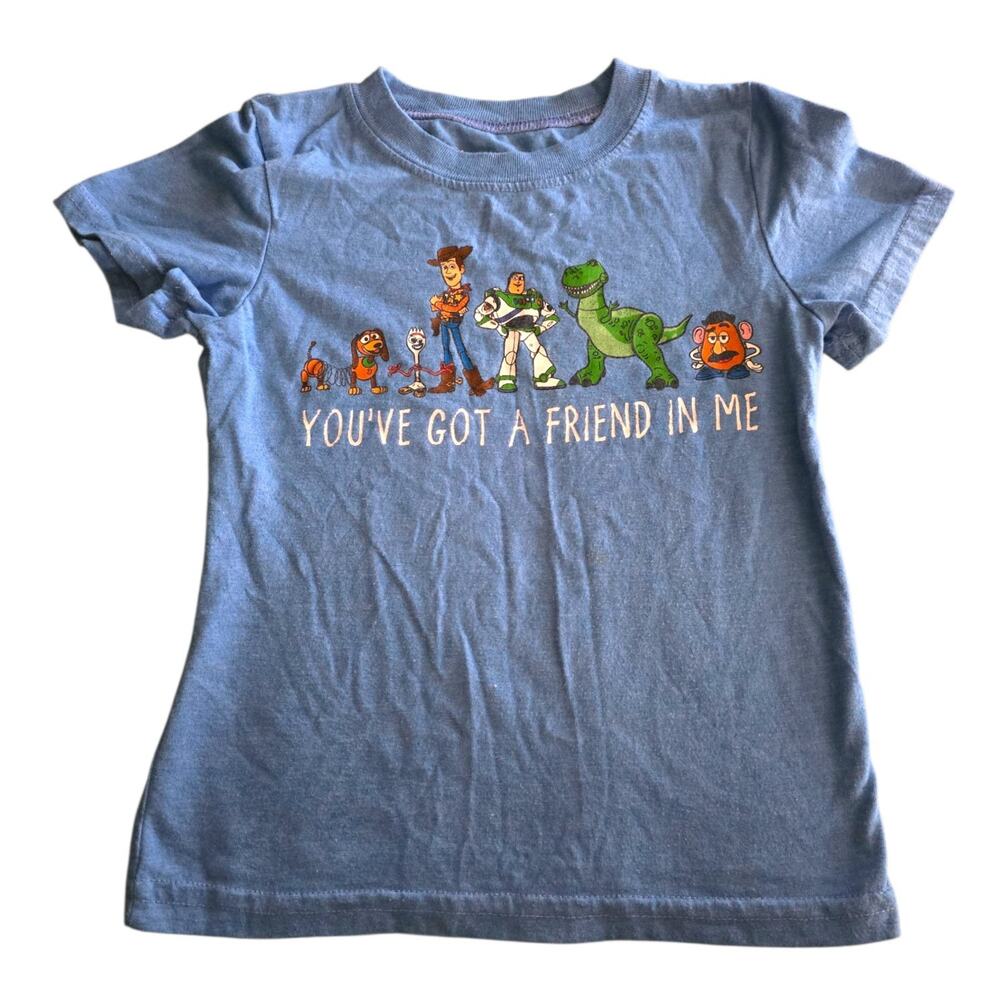 Disney Pixar Toy Story You’ve Got A Friend In Me Blue T-shirt Size 4T